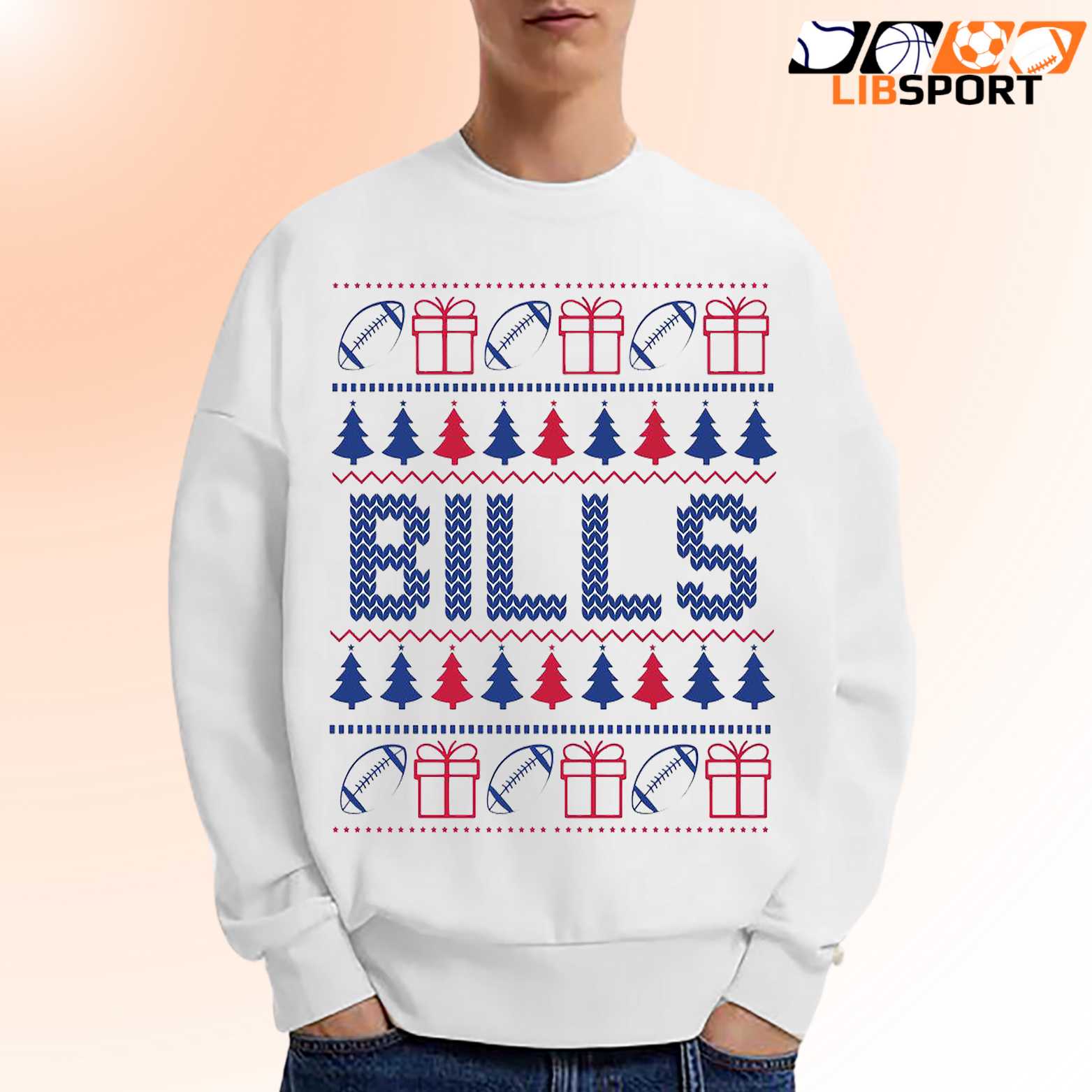 Buffalo Bills Christmas T Shirt, Holiday Football Unisex Tee, Game Day Shirt